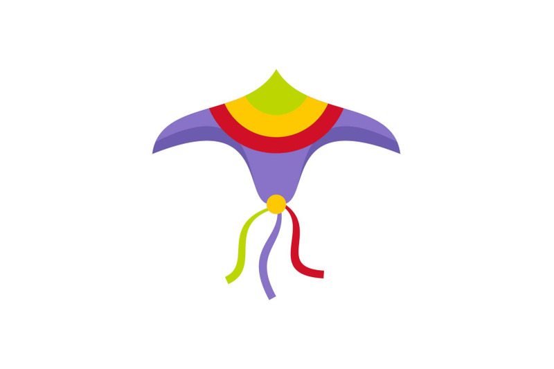 wind-kite-icon-flat-style