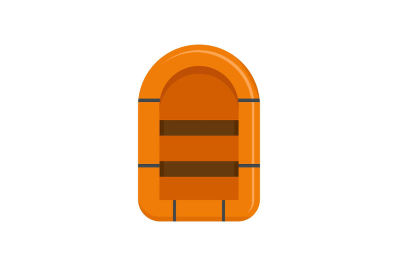 rubber-boat-icon-flat-style