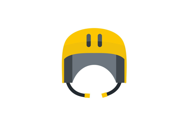 kayak-helmet-icon-flat-style