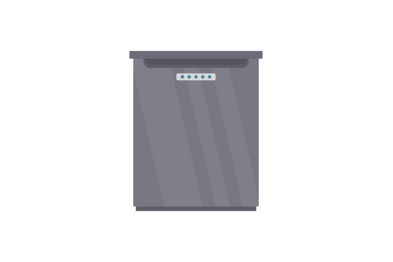 refrigerator-icon-flat-style