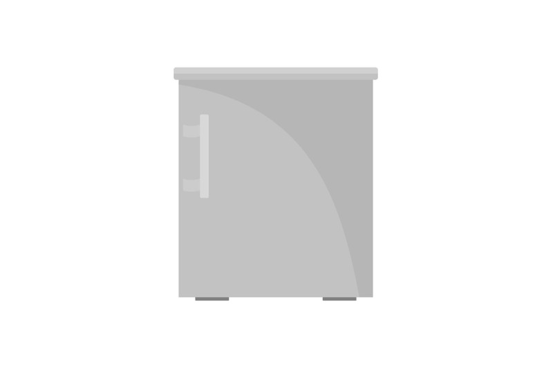 small-fridge-icon-flat-style