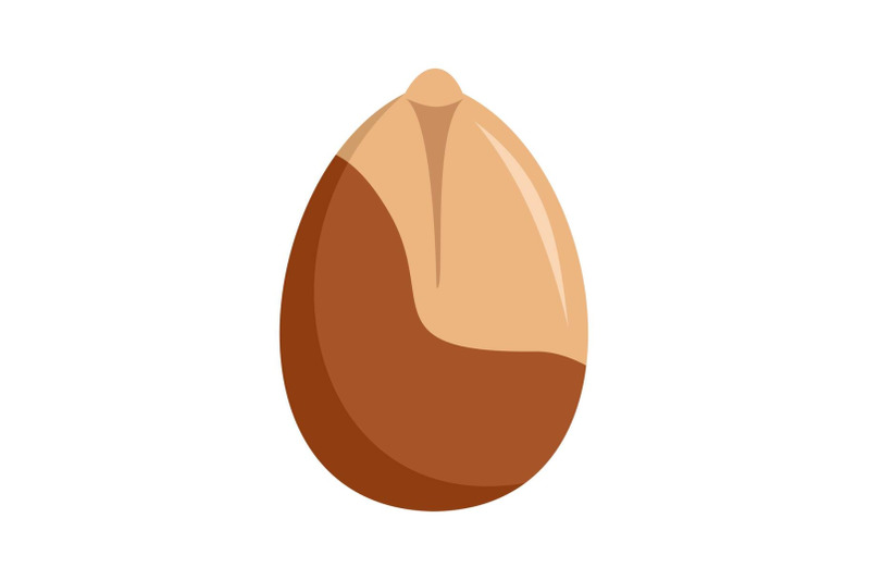 peanut-icon-flat-style