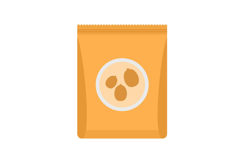 peanut-pack-icon-flat-style