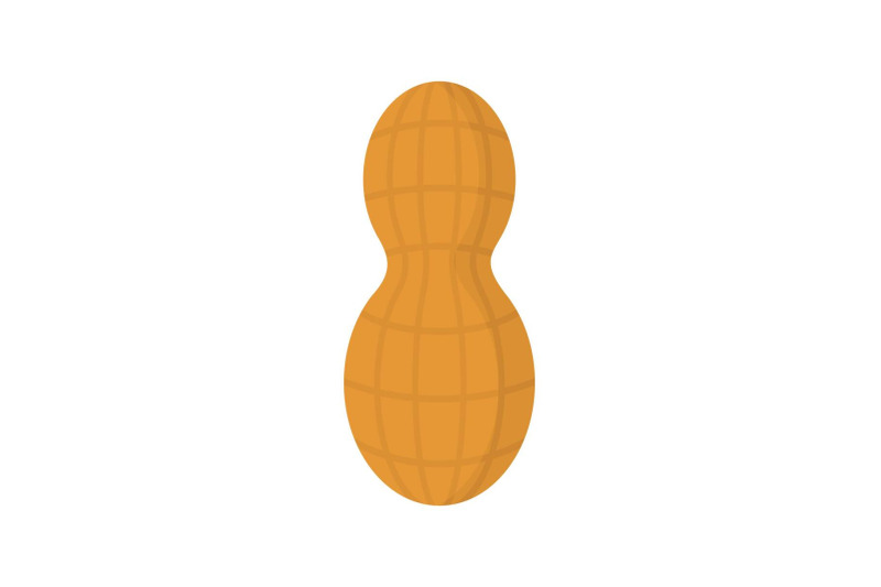 eco-peanut-icon-flat-style