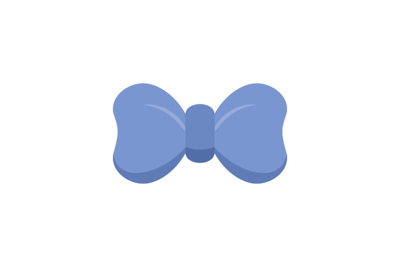 trendy-bow-tie-icon-flat-style