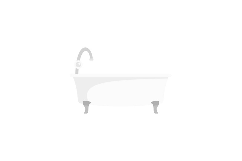 bathtube-icon-flat-style