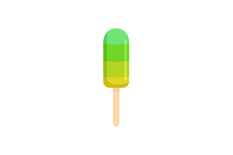 lime-ice-cream-icon-flat-style
