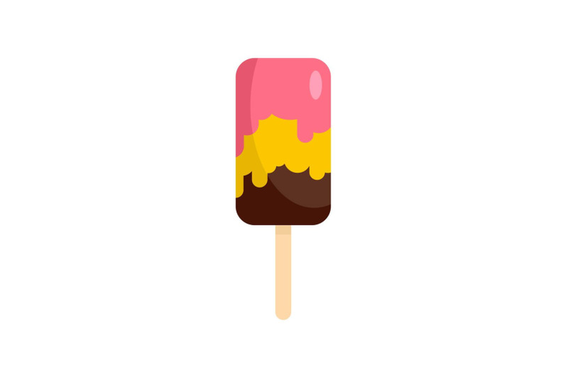 mix-ice-cream-icon-flat-style