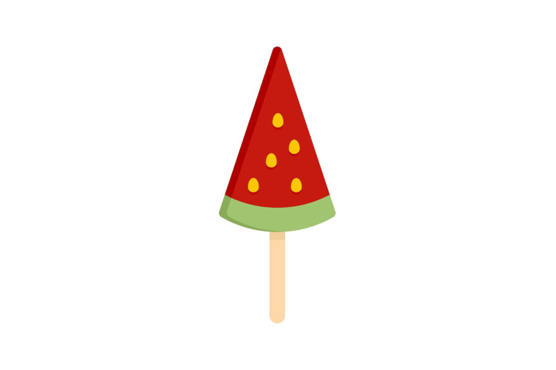 ice-cream-watermelon-icon-flat-style