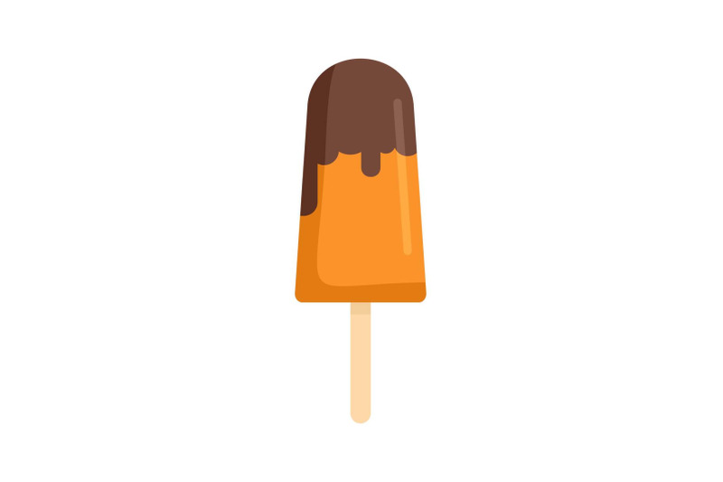 vanilla-ice-cream-icon-flat-style