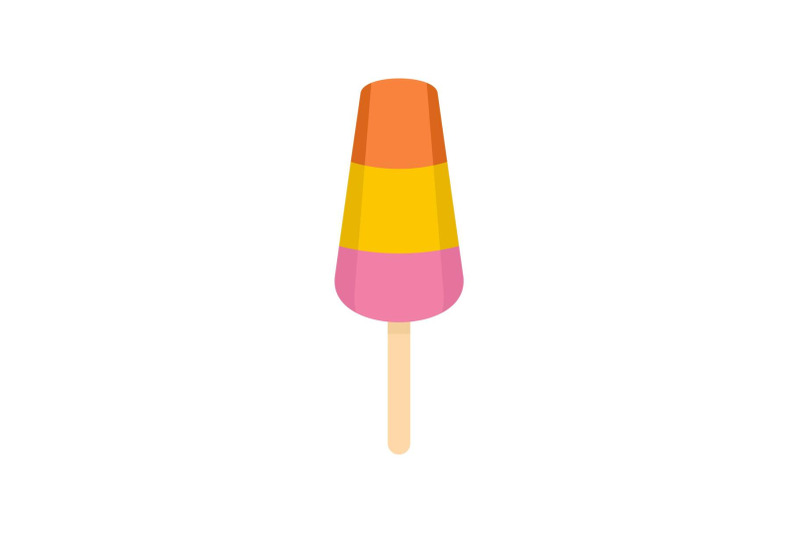 triple-ice-cream-icon-flat-style