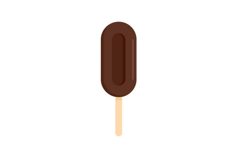 coffee-ice-cream-icon-flat-style
