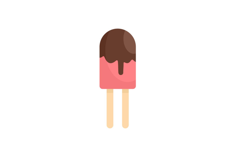 choco-ice-cream-icon-flat-style