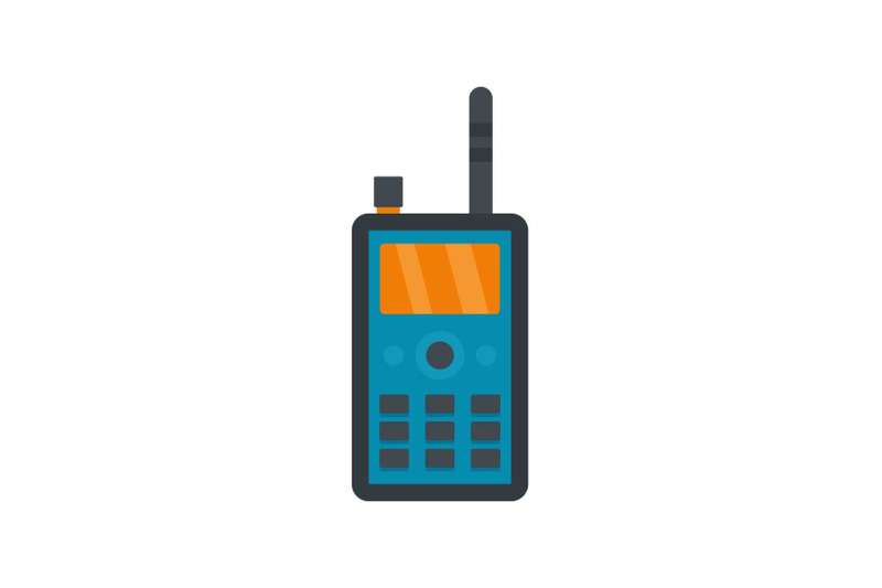 talkie-radio-icon-flat-style