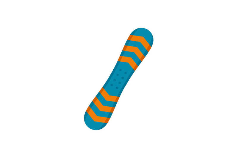 snowboard-icon-flat-style