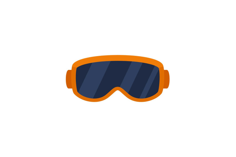 ski-glasses-icon-flat-style
