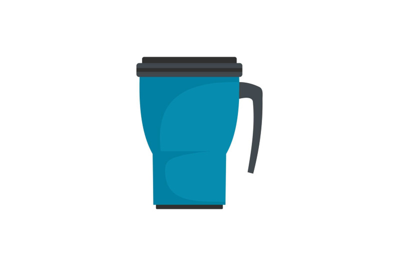 thermo-cup-icon-flat-style