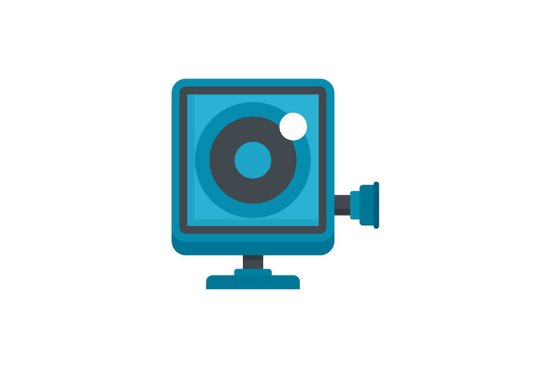 action-camera-icon-flat-style