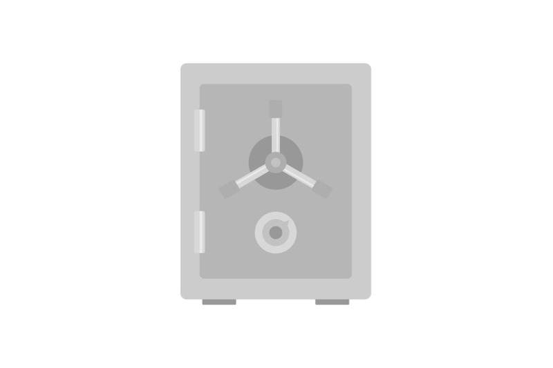 steel-safe-icon-flat-style