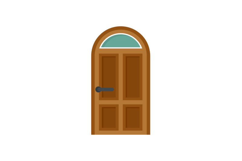 security-door-icon-flat-style