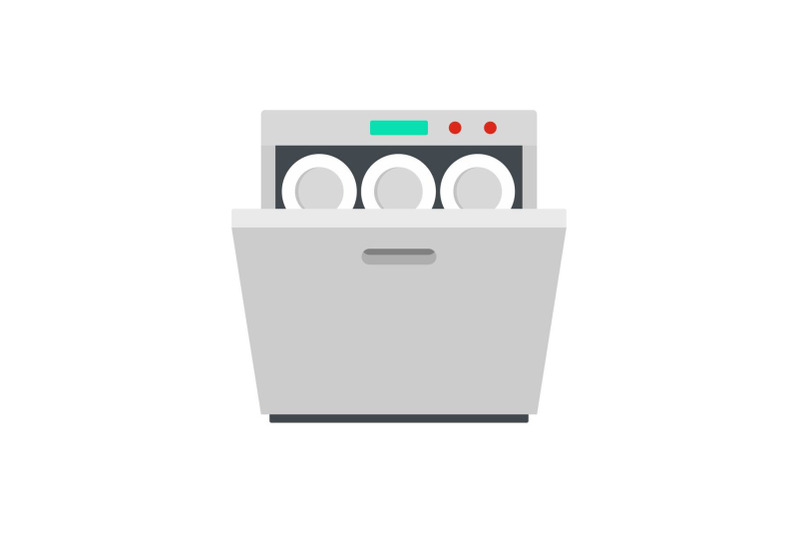 modern-dishwasher-icon-flat-style