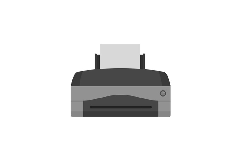 color-home-printer-icon-flat-style