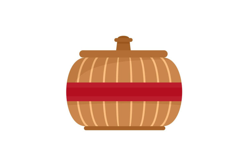 asia-vase-icon-flat-style