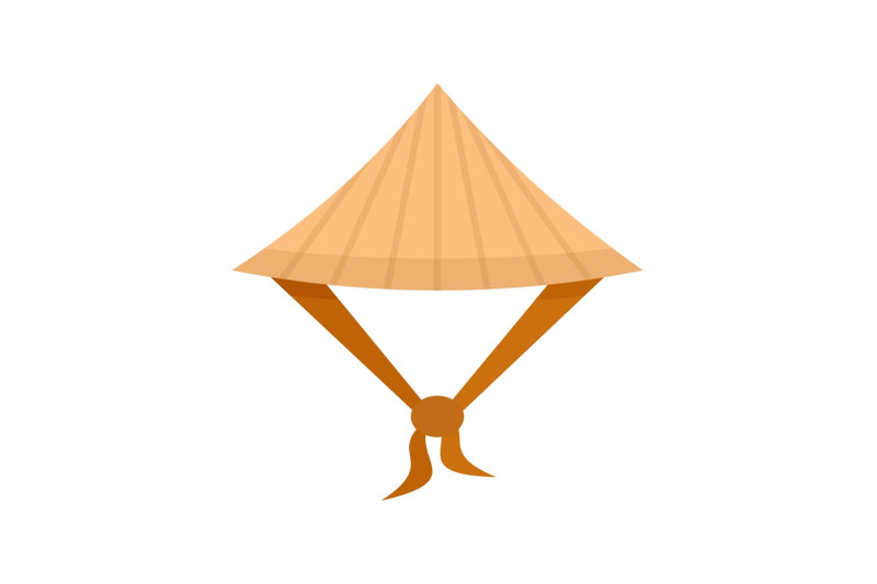 taiwan-conic-hat-icon-flat-style