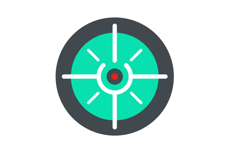 soldier-gun-aim-icon-flat-style