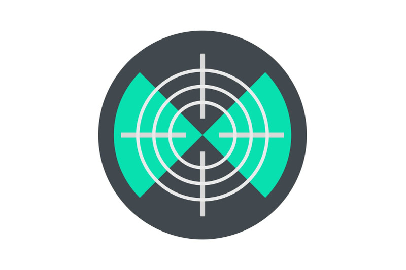 maritime-radar-aim-icon-flat-style