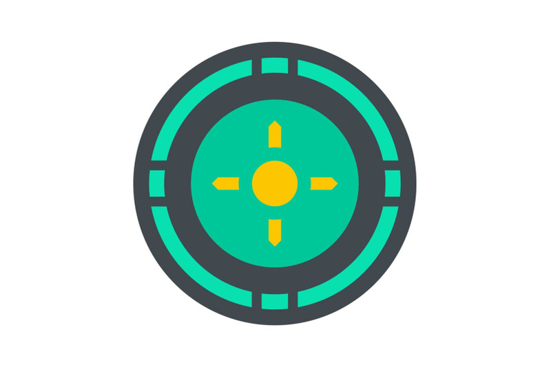 reticle-target-icon-flat-style