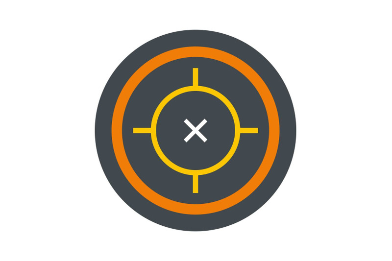 riffle-target-icon-flat-style