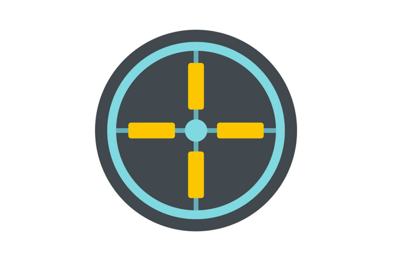 optical-aim-sight-icon-flat-style