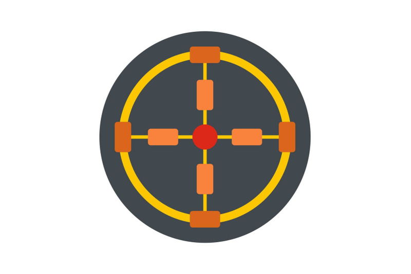 gun-aim-icon-flat-style