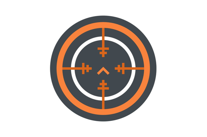 svd-gun-aim-icon-flat-style