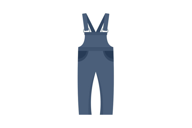 work-trousers-icon-flat-style