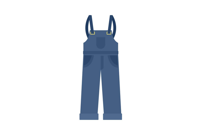 worker-pants-icon-flat-style