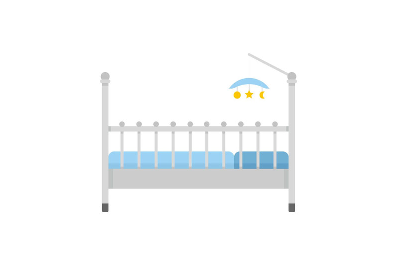 baby-bed-with-toys-icon-flat-style