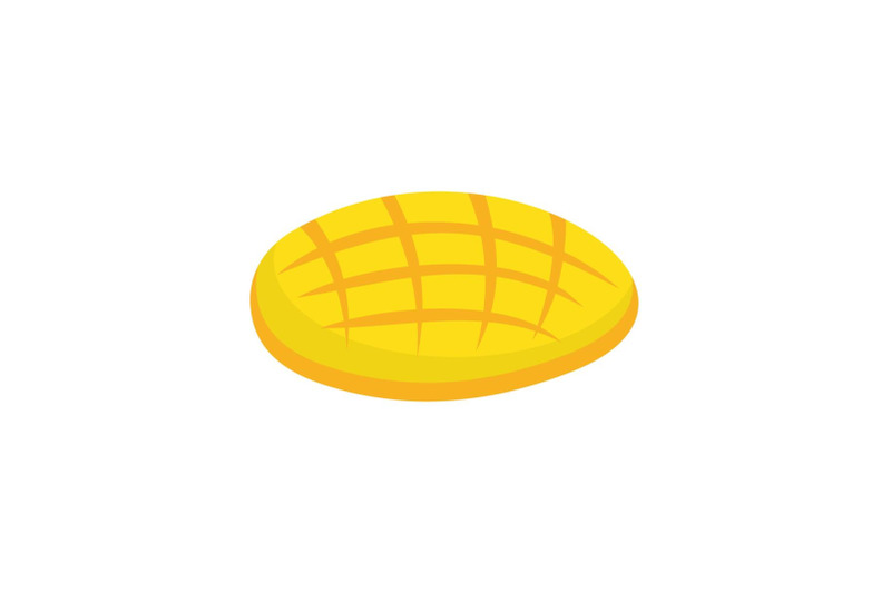 cutted-mango-icon-flat-style