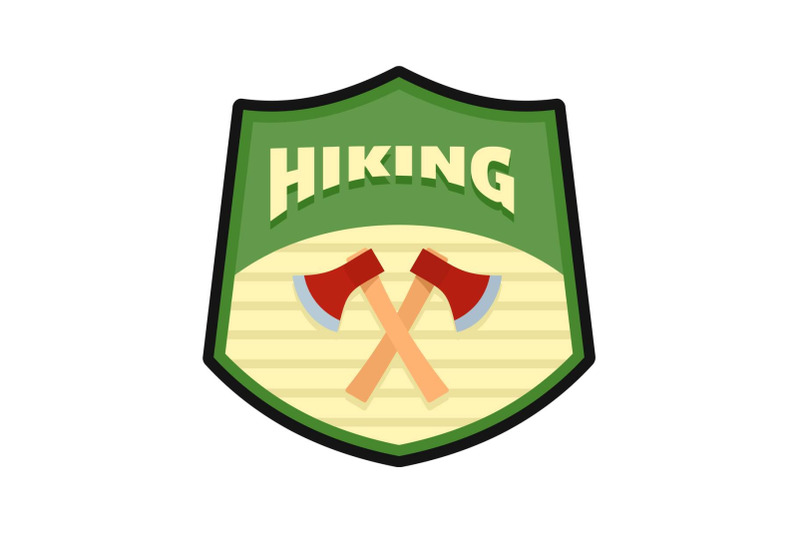 hiking-logo-flat-style