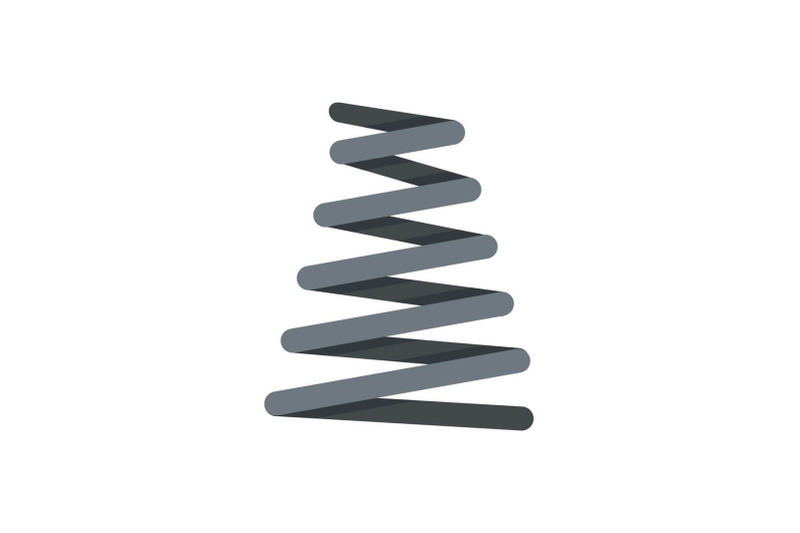 metal-spring-coil-icon-flat-style