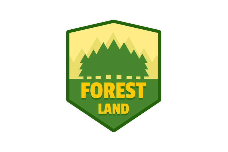 forest-land-logo-flat-style