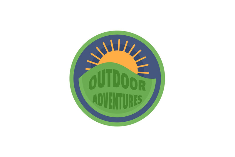 outdoor-sun-adventures-logo-flat-style