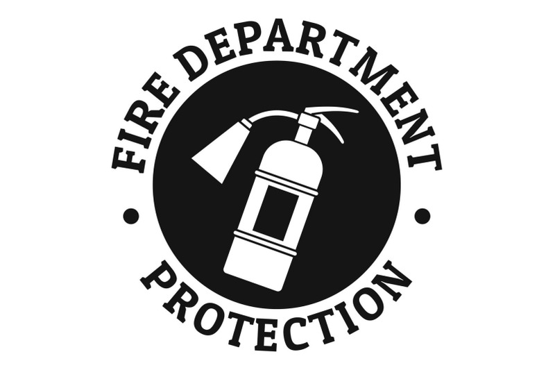fire-department-protection-logo-simple-style