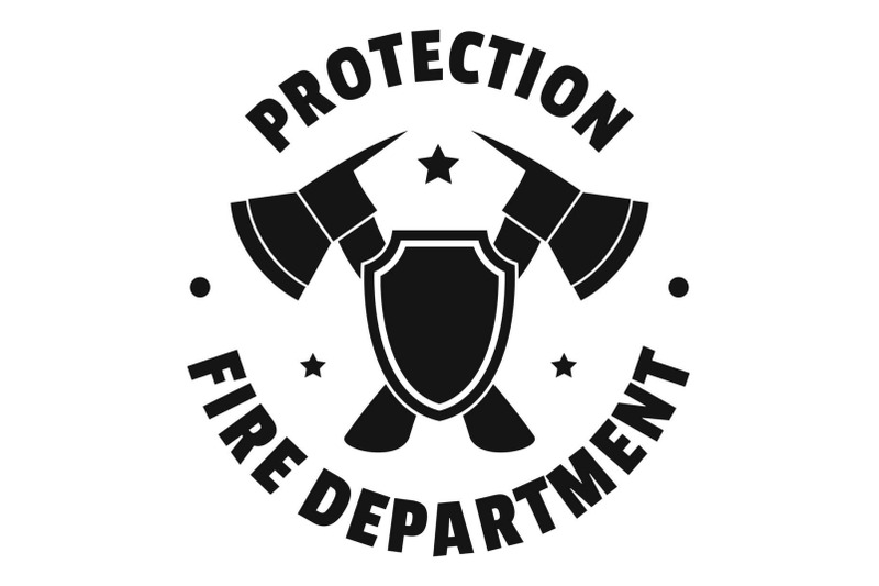 fire-protection-department-logo-simple-style