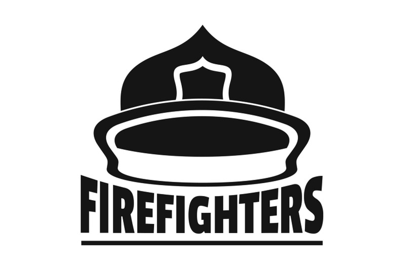 firefighters-helmet-logo-simple-style
