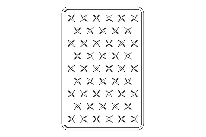 orthopedic-mattress-icon-outline-style