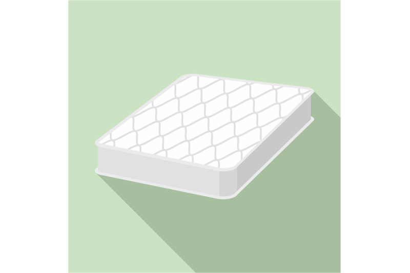 sleep-mattress-icon-flat-style