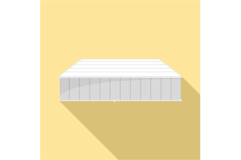 soft-mattress-icon-flat-style
