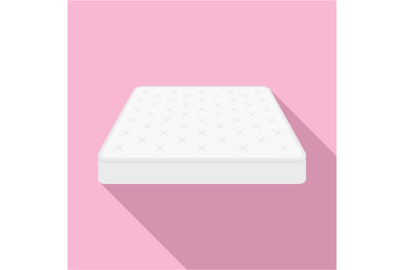 king-size-mattress-icon-flat-style